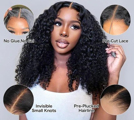 5x5 Ready to Wear Glueless Wig- Transparent Closure